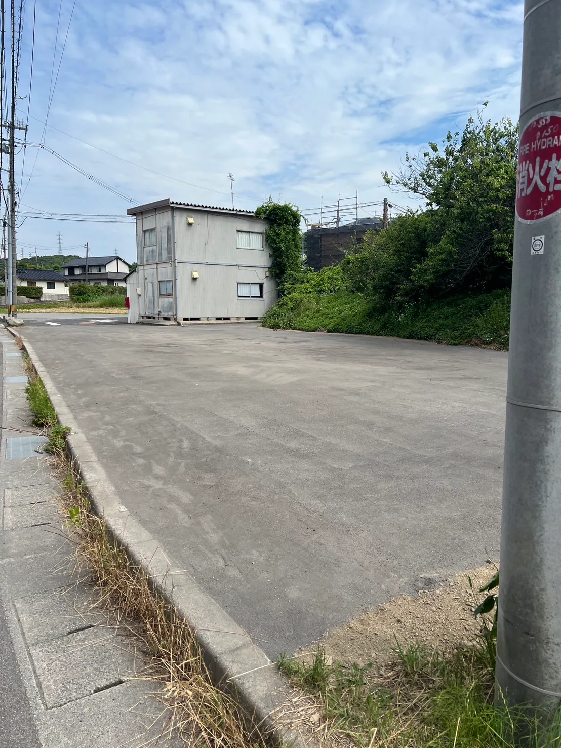 敷地整備・簡易舗装の施工写真